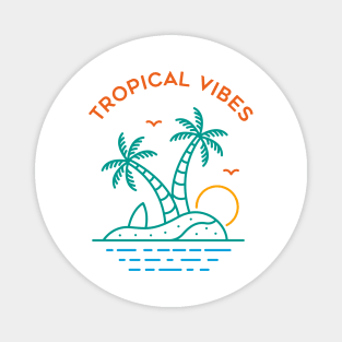 Tropical Vibes 1 Magnet